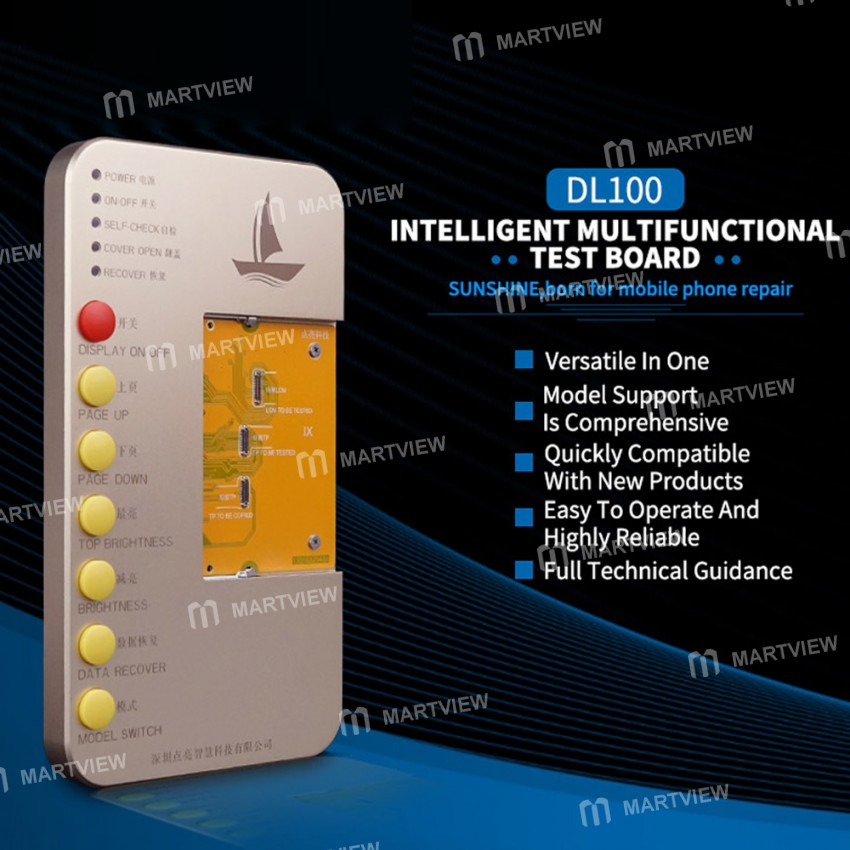 DL100 Intelligent Multifunctional LCD Screen Tester for iPhone 11 / 11 Pro / 11 Pro Max / Xs Max /
