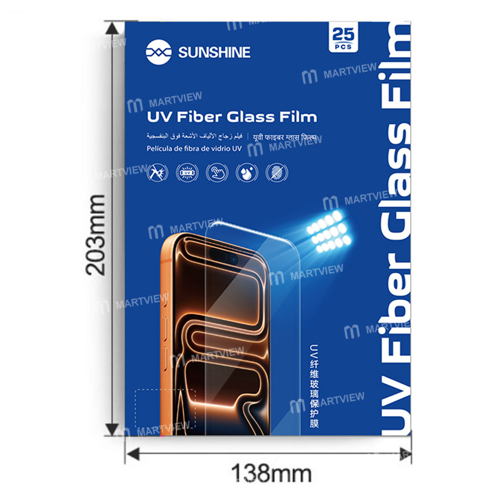 sunshine ss-u300-hd-uv-fiberglass-screen-explosion-proof-protective-film--25pcs-2