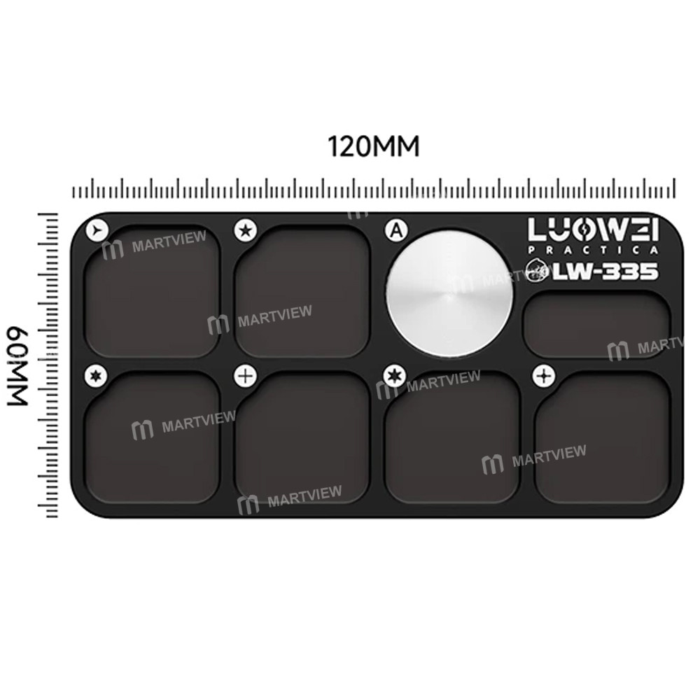 luowei lw-335-7-separate-zones-aluminum-alloy-screw-magnetic-storage-board-7