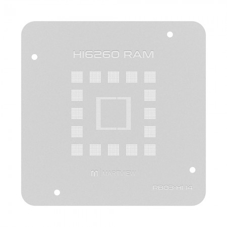 Martview RB03-HI14 CPU BGA Reballing Stencil for Huawei Hisilicon 710 HI6260 RAM