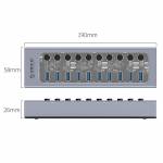 Orico AT2U3 Series 5Gbps USB-A 3.0 Multiport Splitter Extender HUB with Individual Switches