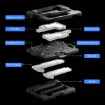 Mega-Idea iSocket 4-in-1 Mainboard Layered Test Frame for iPhone 13 / 13 Mini / 13 Pro / 13Pro Max