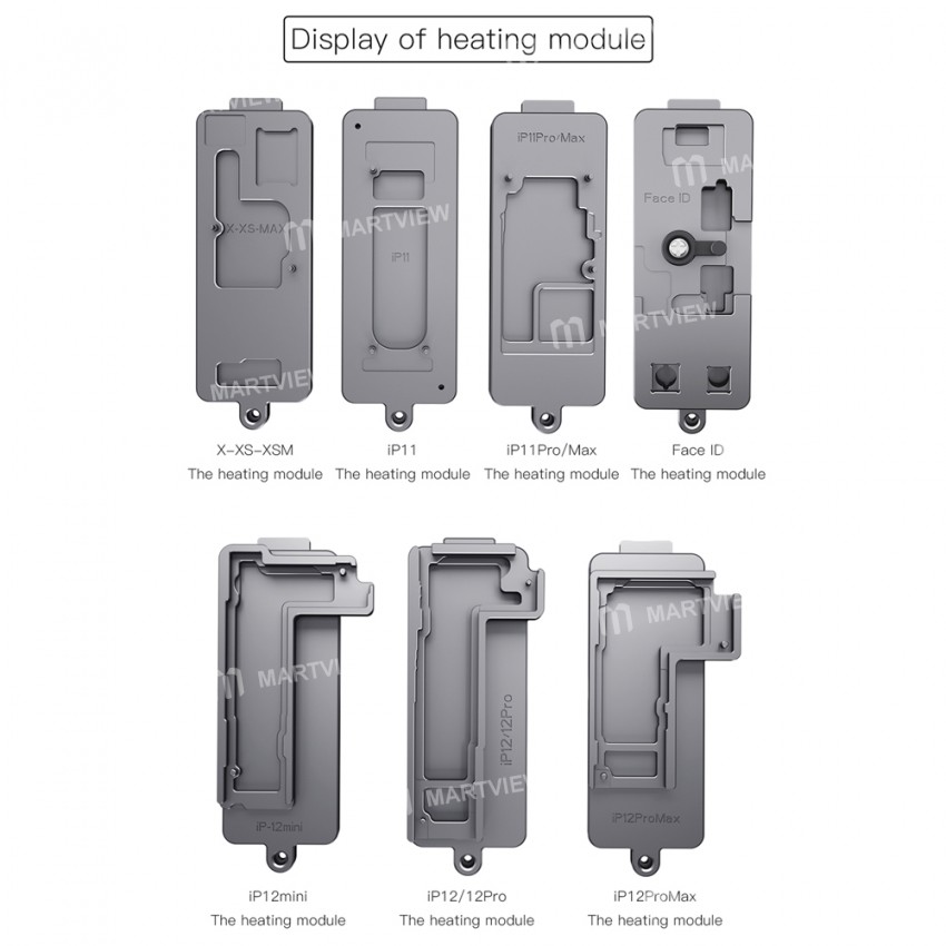 i2C Intelligence Double Layers Pre-heating Rework Station for iPhone X-12Pro Max Motherboard Repair