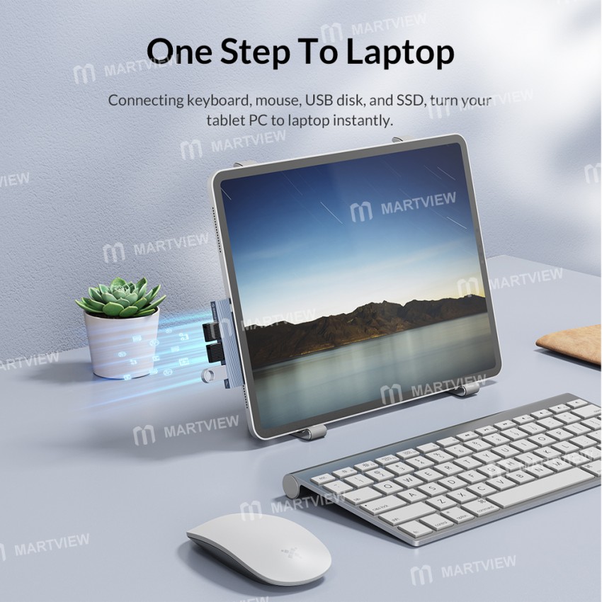 Orico AH-W13 Aluminum High-speed Mini Type-C to USB 3.0 HUB for Computer / Laptop / Tablet