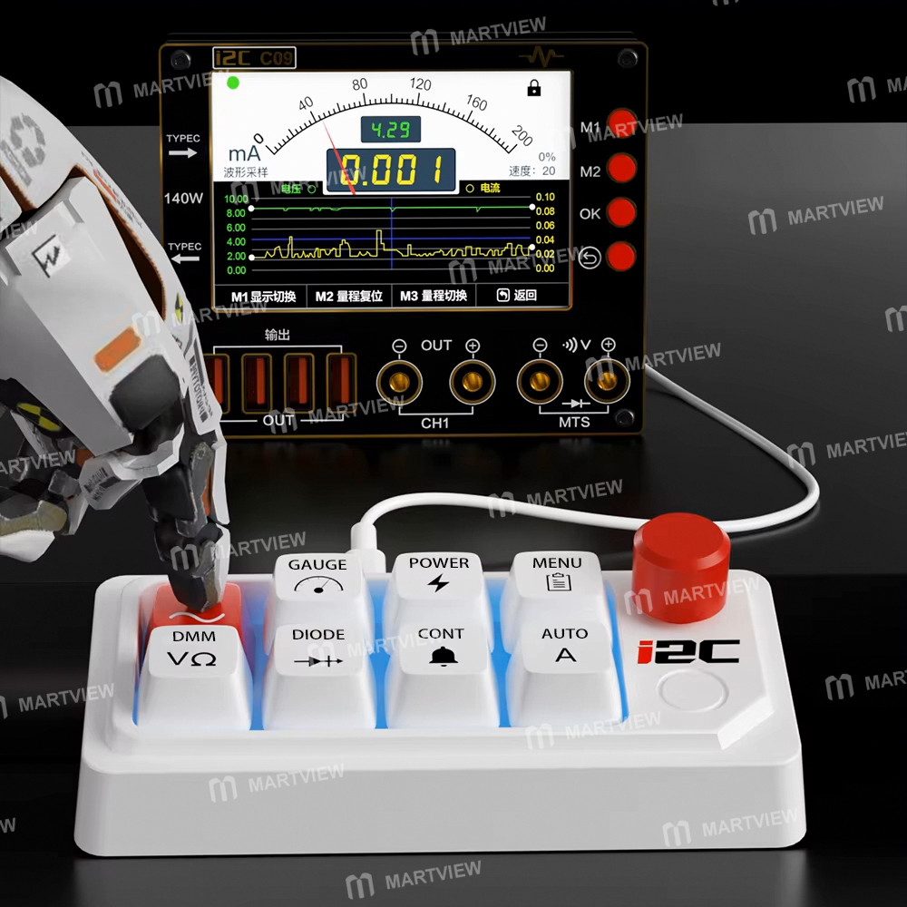 i2c k01-function-switch-keyboard-for-c09-c10-waveform-multimeters-function-switching-9
