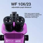 luban lb-6560-65-60x-wet-eye-grade-stereo-continuous-zoom-4k-trinocular-microscope-with-big-base-4