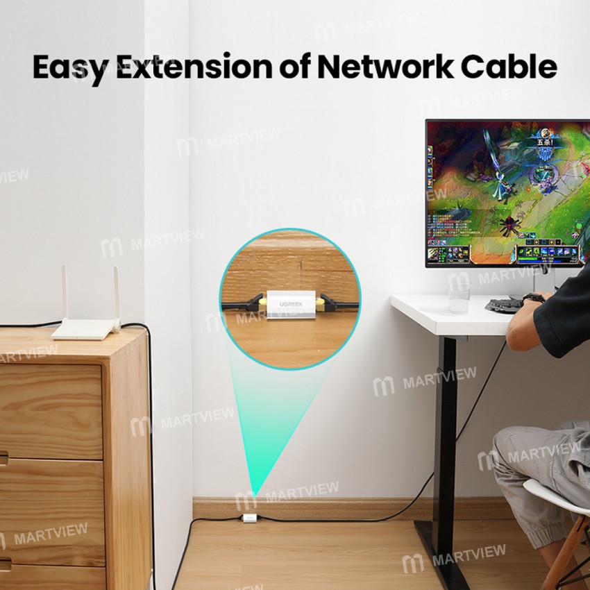 ugreen 8p8c-female-to-female-anti-thunder-network-extension-cable-adapter-4