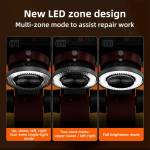 ycs 6558-zone-144-leds-adjustable-brightness-microscope-light-with-multi-zone-lighting-system-4