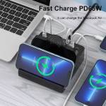 wlx f6a-multifunction-dual-wireless-charging-station-compatible-with-android-iphone-6