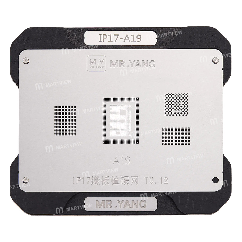 mryang 012mm-a19-board-transfer-bga-reballing-stencil-platform-for-iphone-17-1