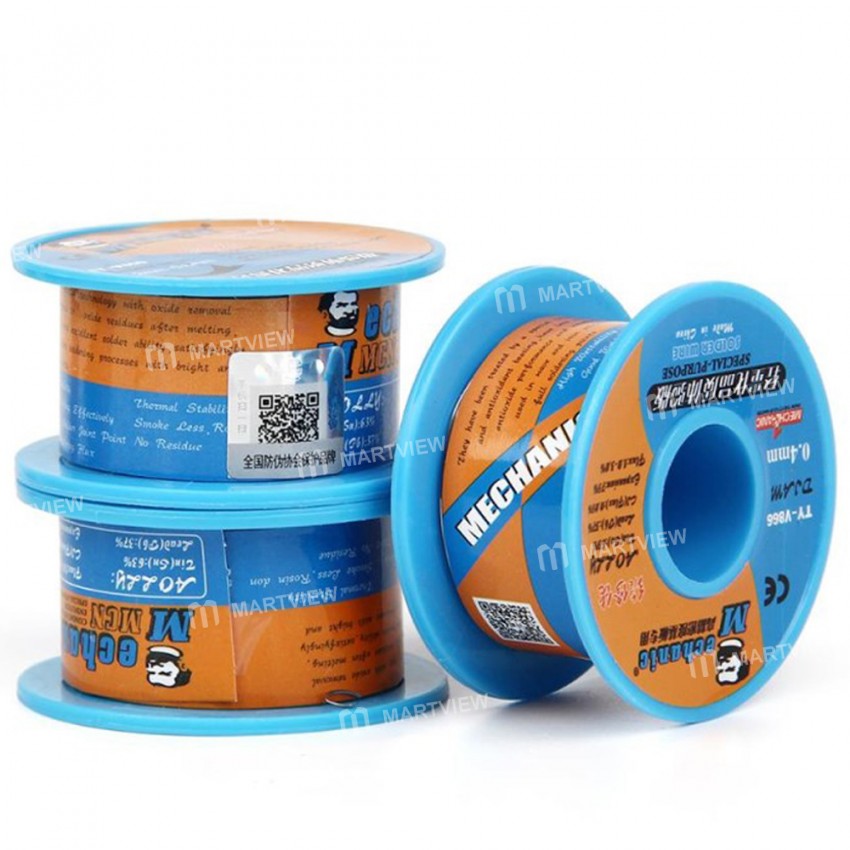 Mechanic TY-V866 40g 0.2 / 0.3 / 0.4 / 0.5 / 0.6 / 0.8mm Rosin Core Solder Tin Wire
