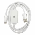 DCSD Serial Cable for iPhone Serial Port Engineering Charger Cable with Light