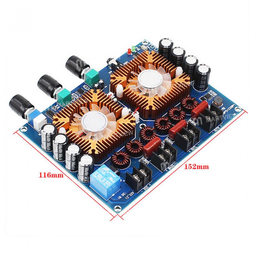 xh a128-stereo-21-channel-high-power-digital-power-amplifier-board-7