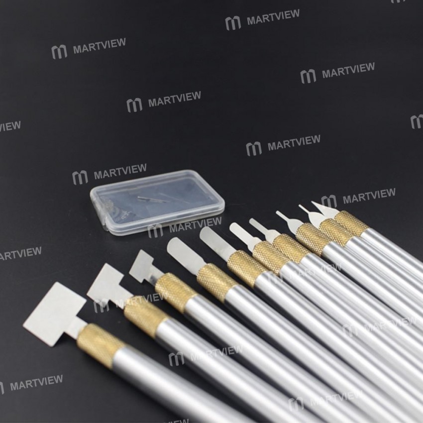 10 in 1 CPU BGA Chip Graver Tool and Disassembly Tool for iPhone Mobile Phone Motherboard A9 A8 A7 C