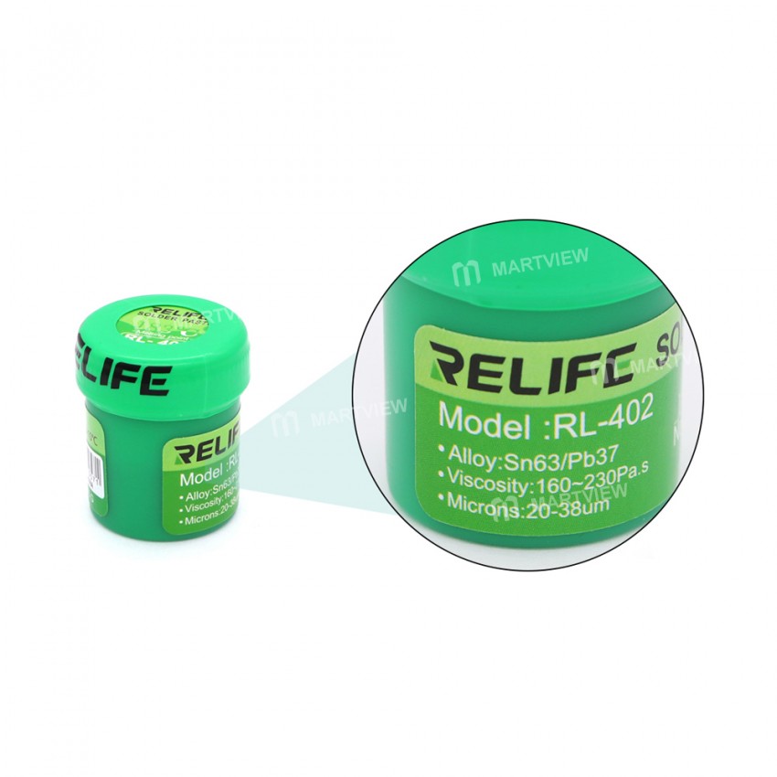 Relife RL-400 RL-401 RL-402 No-clean 183°C Soldering Paste