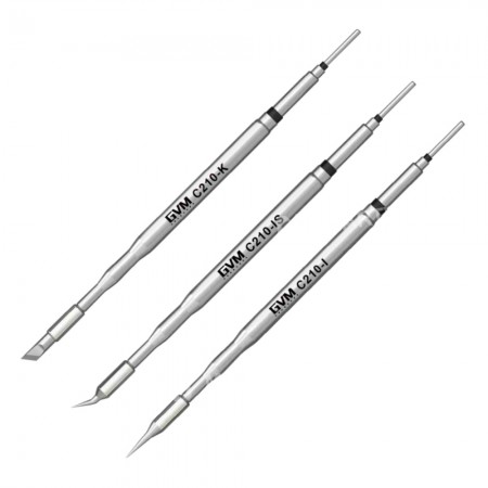 GVM C210-I C210-IS C210-K Lead-free Soldering Iron Tip for T210 Welding Station