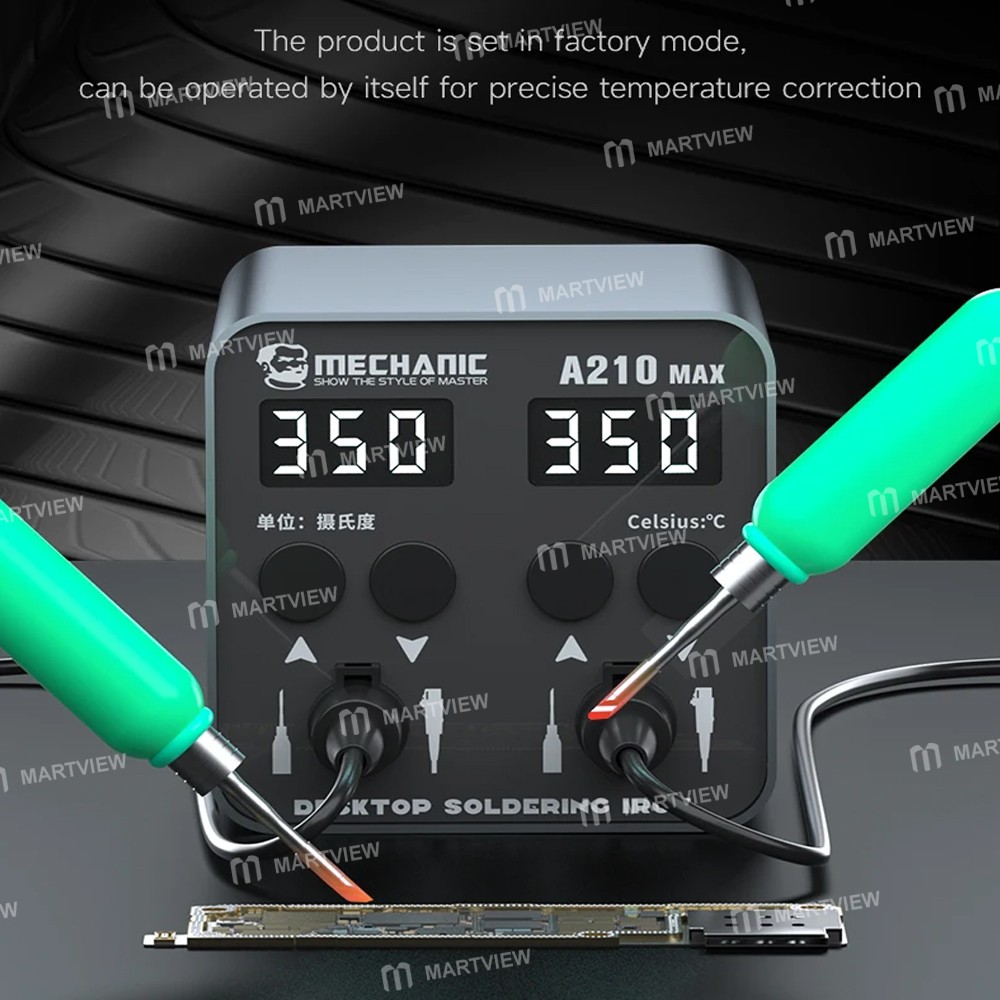 mechanic a210-max-double-station-intelligent-digital-display-temperature-control-soldering-station-7