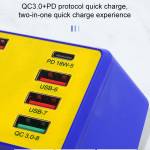 Mechanic iCharge 8 Pro 8-Port QC 3.0 Wireless Intelligent Fast Charging Station with LCD Display