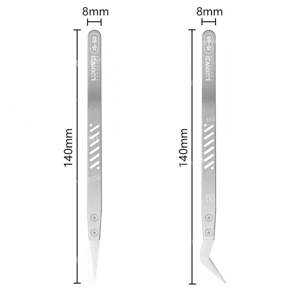 luowei lw-50-lw-60-insulation-nonmagnetic-ceramic-head-stainless-steel-tweezers-7