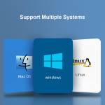 Maiwo K3062A SATA USB3.0 Dual Bay HDD Docking Station for 2.5 / 3.5-inches SSD / Mechanical Hard Dri