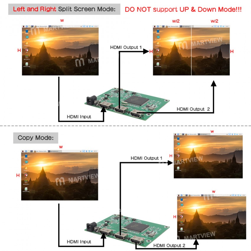 4k dual-screen-splicer-adapter-board-hdmi1-to-2-dual-screen-dual-display-support-video-recording-5