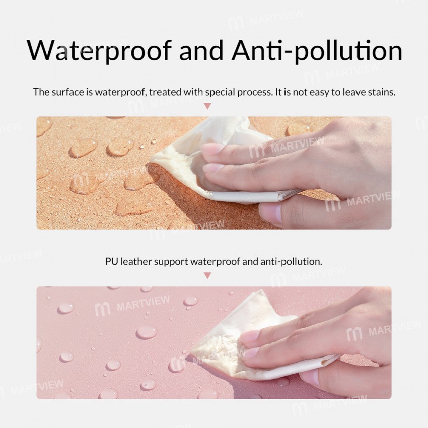Orico Large Anti-slip Natural Cork Double-side Desk Mouse Pad for PC Laptop