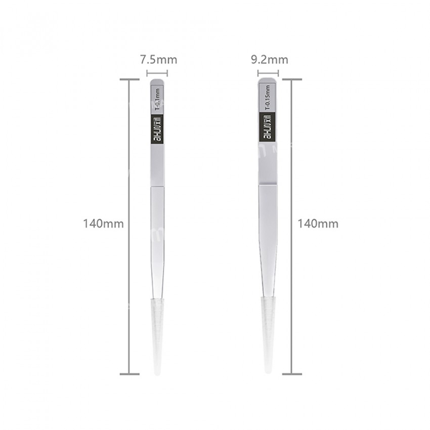 Aixun 0.1mm / 0.15mm Alloy Steel Precision Flying Wire Repair Tweezer