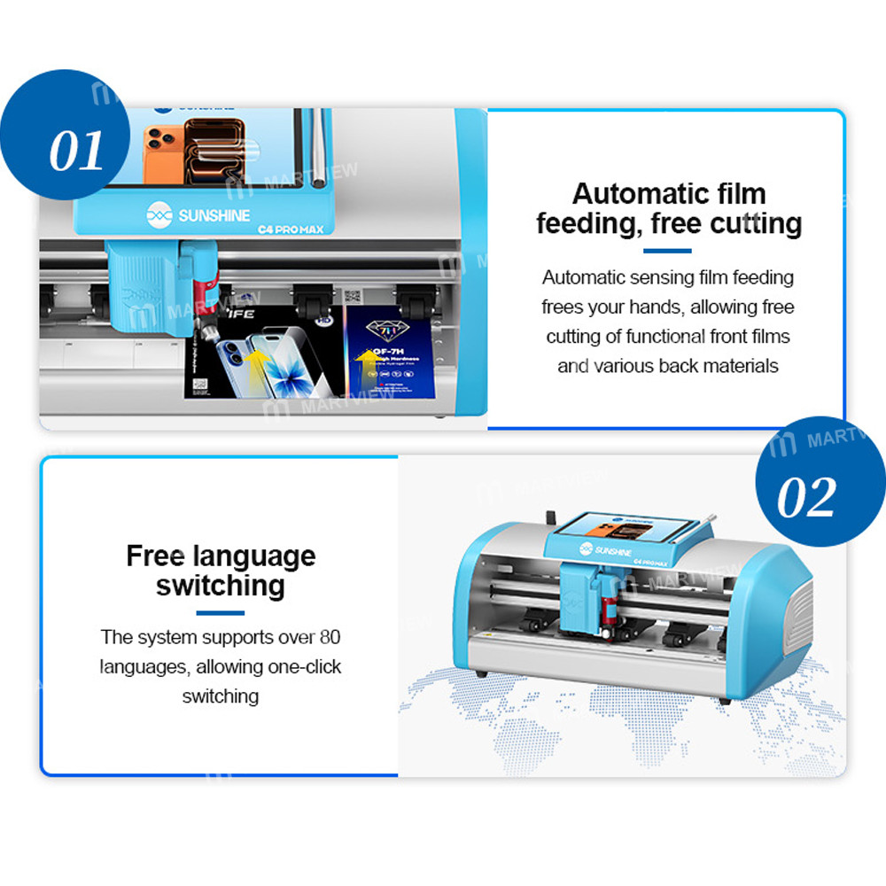 sunshine c4-pro-max-16-inch-intelligent-high-hardness-film-cutting-machine-for-7h-9h-ultra-hard-film