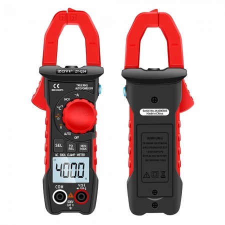 Zoyi ZT-QS4 600A Auto Rang True RMS Smart Digital Clamp Meter