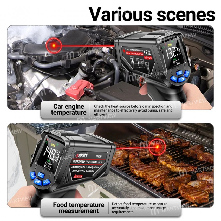 aneng th06-adjustable-industrial-infrared-temperature-gun-with-va-reverse-screen-6
