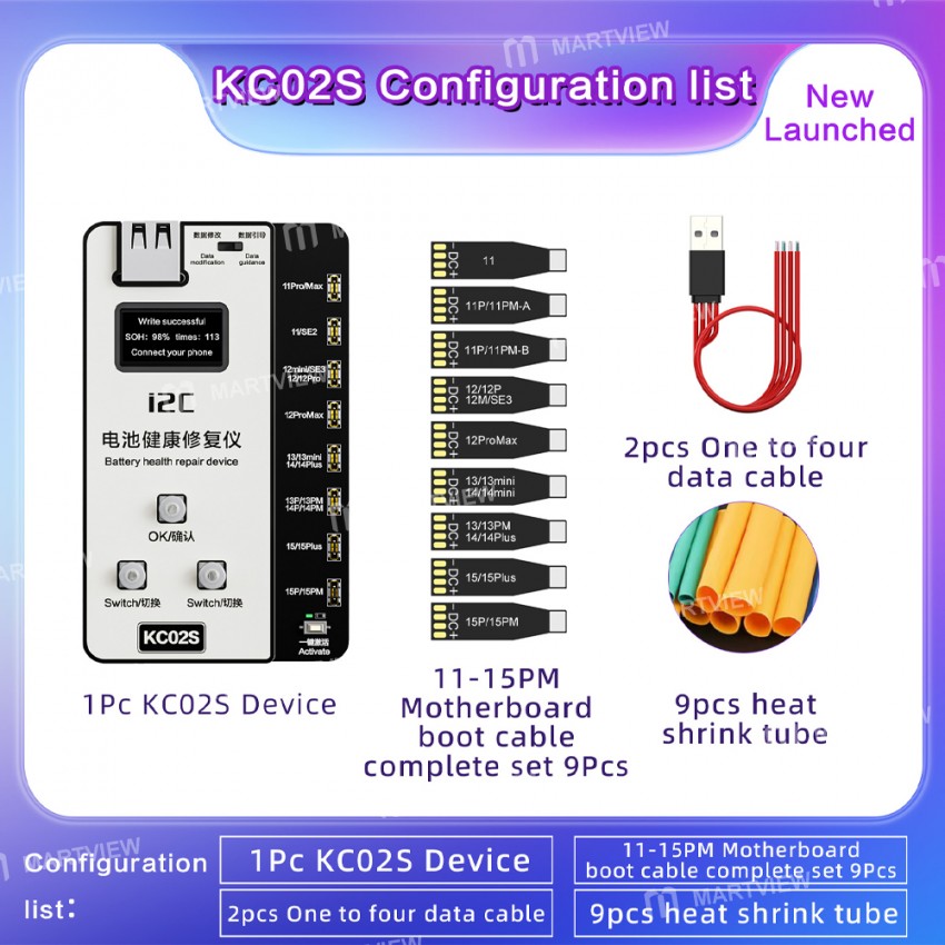 i2c kc02s-battery-health-recovery-device-activation-instrument-8