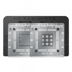 A8 CPU Stencil + Positioning Plate