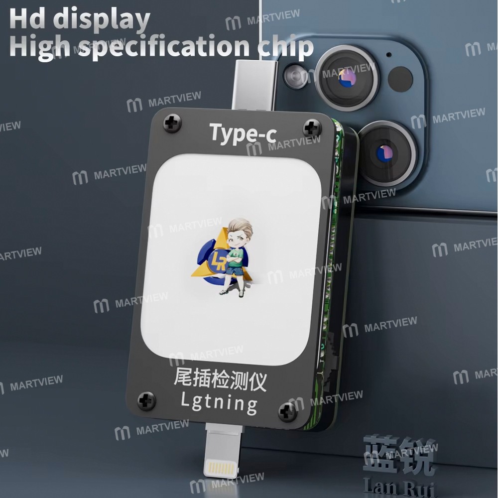 lanrui se-ii-lightning-type-c-tail-plug-insertion-detector-for-iphone-and-android-phones-4