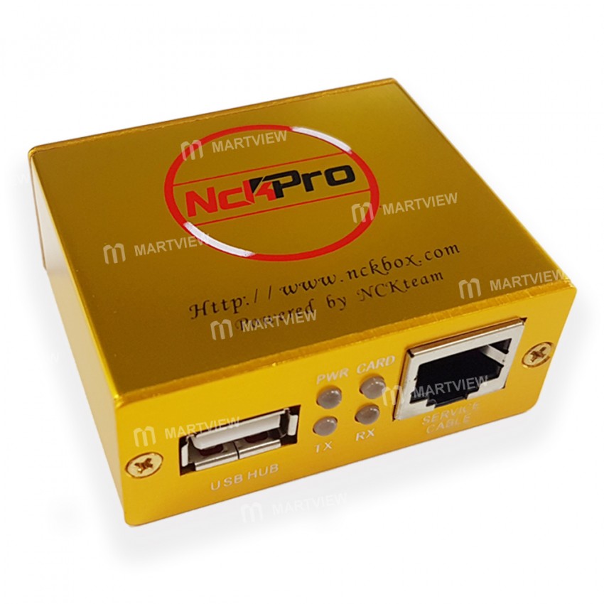 NCK Pro Box - FREE 1 Years Activation (NCK+UMT 2in1 box) Gold Color with Martview Boot Cable