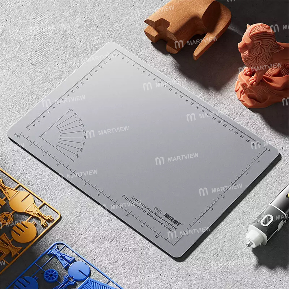 jakemy jm-z27-31x23cm-self-healing-nanomaterial-silicone-cutting-mat-for-ultrasonic-cutter-pulisher-