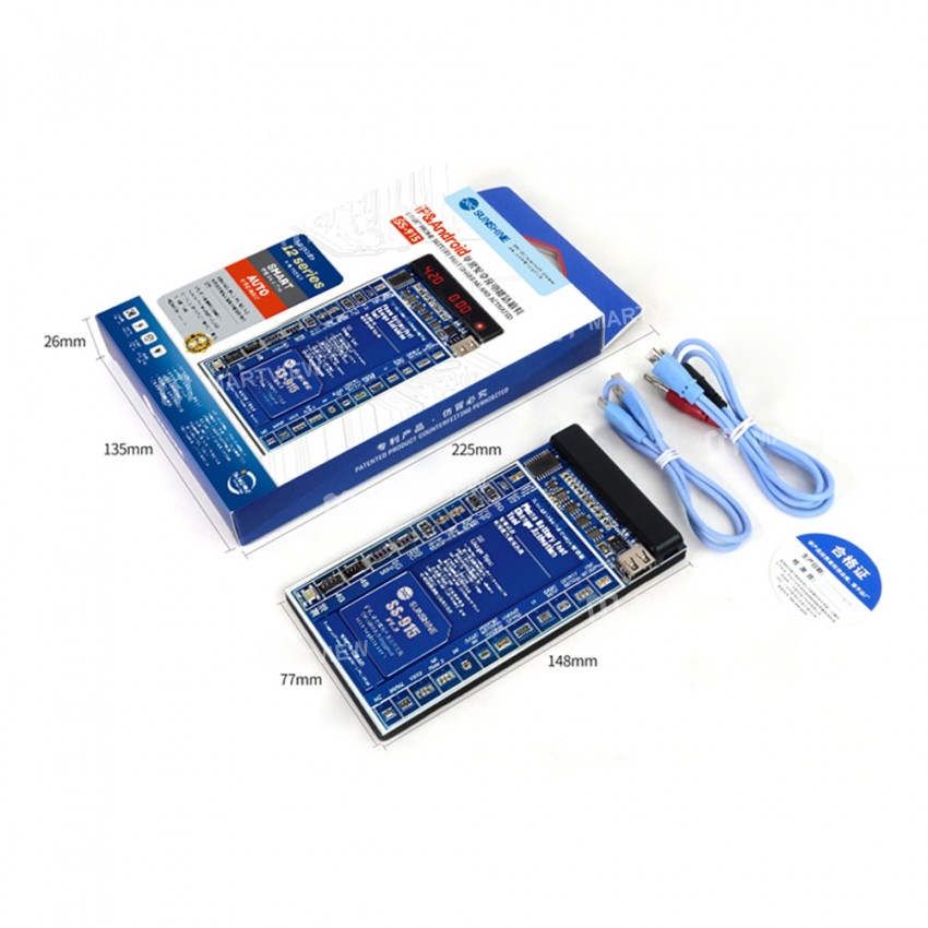 Sunshine SS-915 Upgrade V6.0 Verison Fast Charging Smartphone Battery Activation Board with LED Disp