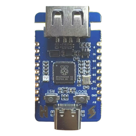 RP2350-USB-A USB Port Mini Development Board Based on Raspberry Pi RP2350A