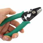 Pro'sKit 8PK-326 Professional Precision Tri-Hole Fiber Optical Stripping Pliers