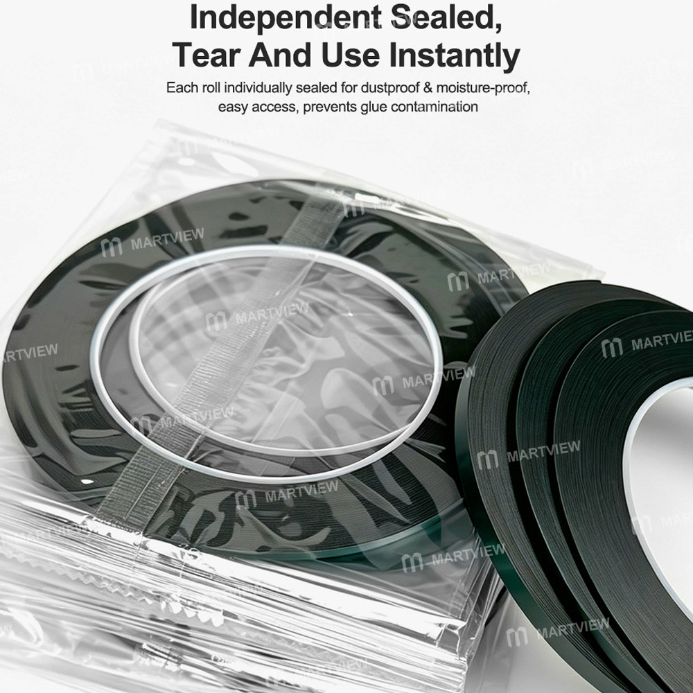 relife hx1-10m-green-film-black-foam-double-sided-tape-for-mobile-phone-screen-sealing-repair-12