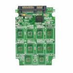 10 Ports Micro SD TF Memory Card to SATA SSD Adapter SATA Converter