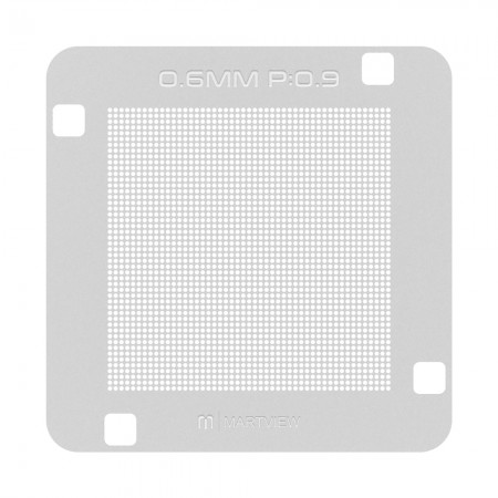 Martview RB-03 0.6MM P:0.9 Spacing Solder Balls Universal BGA ICs Reballing Stencil Net