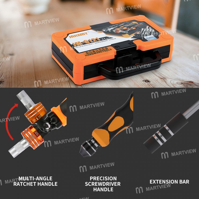 JAKEMY JM-6121 31-in-1 Professional Screwdriver Tools Set