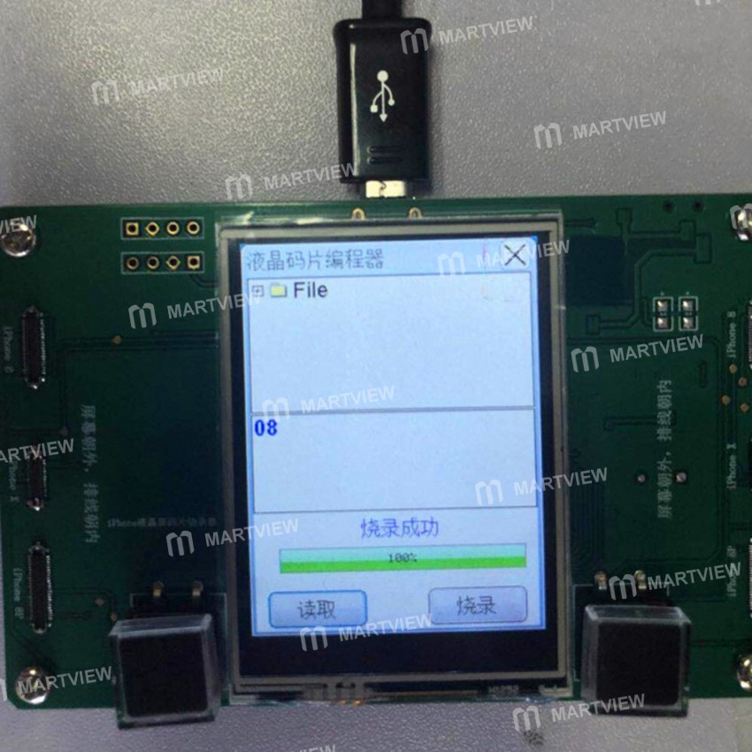 LCD Screen EEPROM Photosensitive Data Read Write Backup Programmer for iPhone 8 8 Plus X