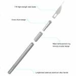 Relife RL-101E Aluminum Alloy Material 6 Blades Knife Set for Removing Glue Engraving Filming