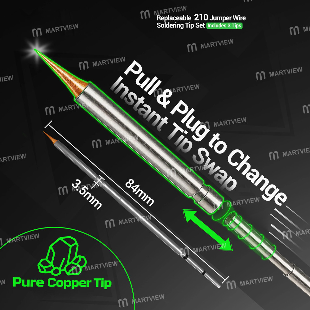 2uul fd35-replaceable-210-jumper-wire-soldering-tip-set-3pcsset-3