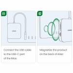 Ugreen CM521 Magnetic 5-in-1 USB 3.0 to TF / SD Card Type-C HUB for iMac All-in-one