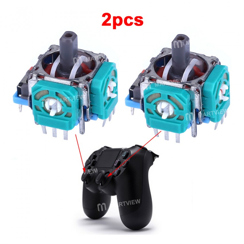 3D Analog Stick Sensor Module Thumb Stick for PS4 GamePad Dualshock 4 Xbox Wireless Controller - 2pc