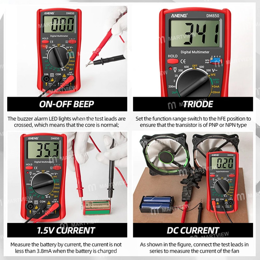 aneng dm850-portable-high-precision-digital-multimeter-with-data-retention-9