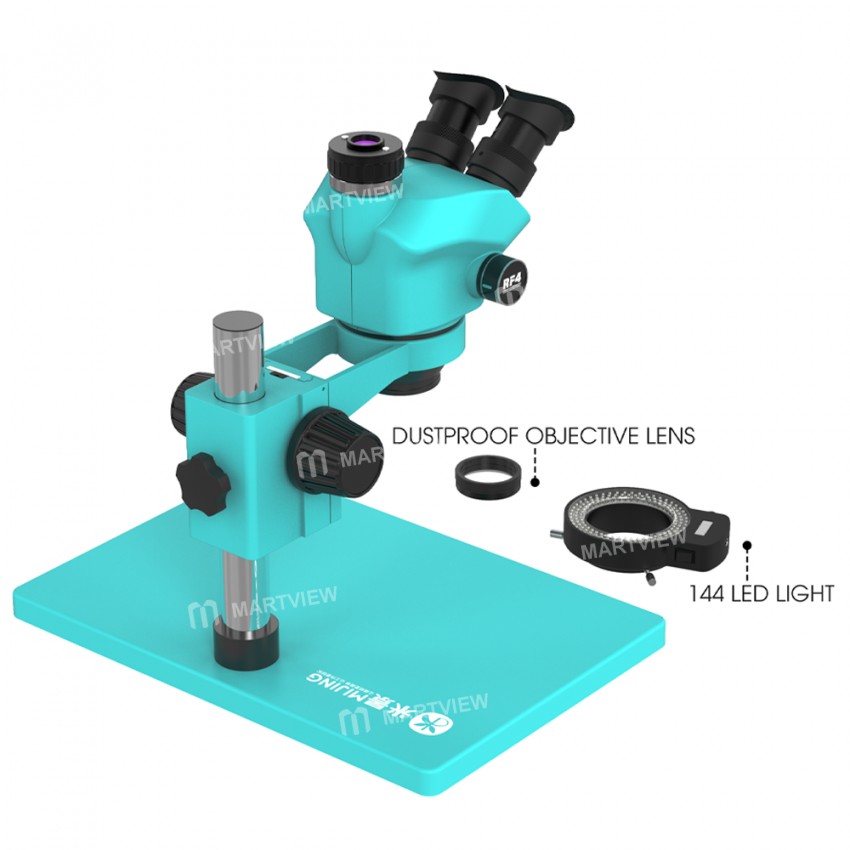 mijing rf4-mj-31vp-7-50x-continuous-zoom-trinocular-microscope-with-aluminum-alloy-base-4