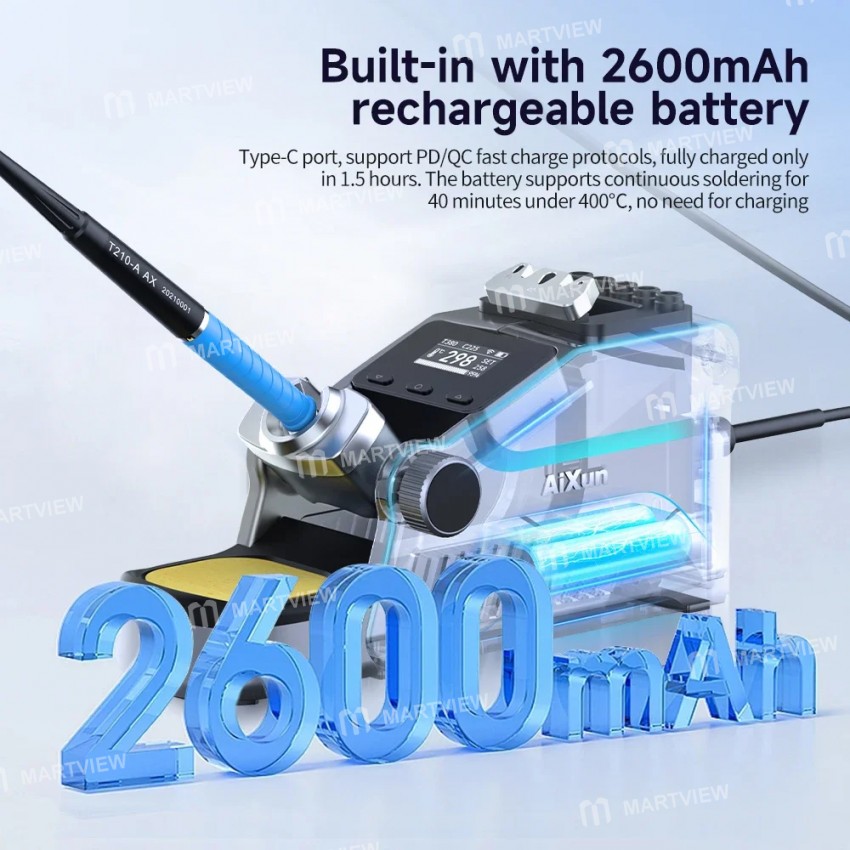 aixun t380-80w-portable-intelligent-soldering-station-for-c210t115-handle-9